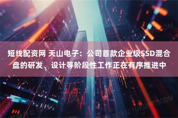 短线配资网 天山电子：公司首款企业级SSD混合盘的研发、设计等阶段性工作正在有序推进中
